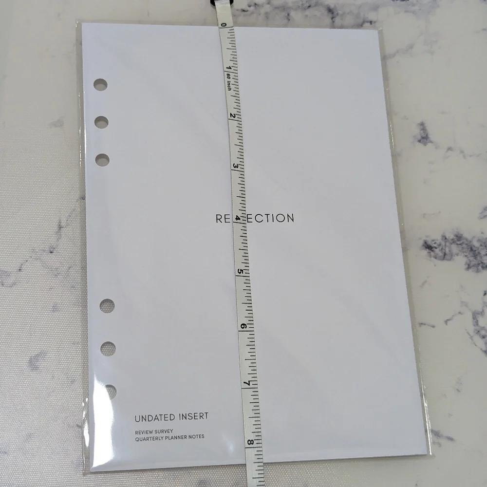 Cloth and Paper Reflection Insert A5
